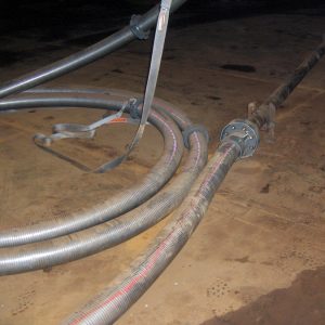 flexible floating roof drain