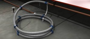 flexible floating roof drain