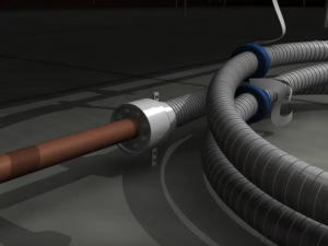 flexible floating roof drain
